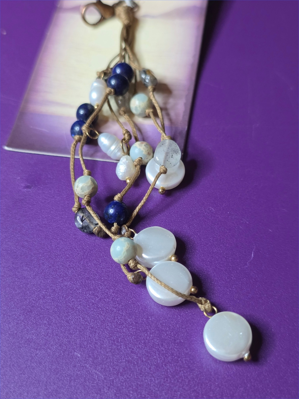 Boho Layered Cord Dangle - Charm
